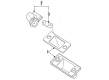 Diagram for Volkswagen Cabrio License Plate Lights - 1H6-943-021-C