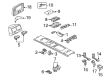 Diagram for Volkswagen Phaeton A/C Switch - 3D0-919-158-F-5W8