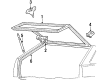 Diagram for Volkswagen Fox Trunk Lid Latch - 309-827-505-2