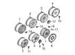 Diagram for Volkswagen Jetta Alloy Wheels - 1J0-601-025-AK-1Z2