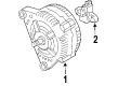 Diagram for Volkswagen Phaeton Alternator - 07C-903-021-F