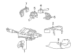Diagram for Volkswagen Phaeton Steering Column Cover - 3D0-858-559-F-93R
