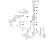 Diagram for Volkswagen Touareg Steering Knuckle - 7P6-407-245-A