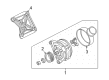 Diagram for Volkswagen Alternator Pulley - 077-903-119-G