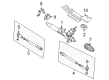 Diagram for Volkswagen Beetle Rack & Pinion Bushing - 1J0-422-884-A