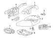 Diagram for Volkswagen CC Windshield Washer Switch - 3C9-953-513-AG-9B9