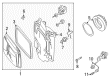 Diagram for Volkswagen Headlight - 701-941-105-A