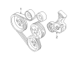 Diagram for Volkswagen Golf Drive Belt - 06A-145-933-D