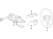 Diagram for 2021 Volkswagen Passat Steering Wheel - 561-419-091-D-E74