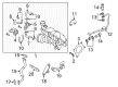 Diagram for Volkswagen Golf R Turbocharger - 06F-145-702-C