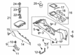 Diagram for Volkswagen Center Console - 561-863-241-M-ZA2