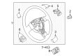 Diagram for Volkswagen Tiguan Steering Wheel - 1T0-419-091-AE-E74