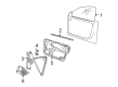Diagram for Volkswagen Beetle Window Motor - 1Y1-959-801-06J