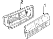 Diagram for Volkswagen Vanagon Tail Light Lens - 251-945-112-A