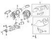 Diagram for Volkswagen Jetta Steering Column Cover - 5N0-858-559-P-82V