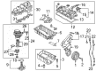 Diagram for Volkswagen Intake Manifold - 03L-129-711-AN