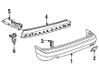 Diagram for 1992 Volkswagen Jetta Bumper - 165-807-417-M-ROH