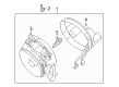 Diagram for Volkswagen Beetle Fog Light Cover - 1C0-941-608-B