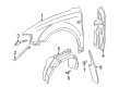 Diagram for Volkswagen Fender - 3B0-821-105-C