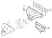 Diagram for 2010 Volkswagen Jetta Exhaust Heat Shield - 07K-253-041-C