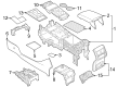 Diagram for Volkswagen Atlas Center Console - 3CN-863-241-J-KOH