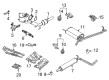 Diagram for 2023 Volkswagen Jetta Exhaust Hanger - 5Q0-253-249-D