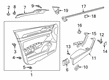 Diagram for Volkswagen Door Armrest - 3G8-867-165-RY1