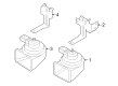 Diagram for Volkswagen GTI Horn - 6R0-951-221-B
