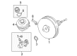 Diagram for Volkswagen Passat Brake Booster - 8E0-612-107-J