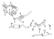 Diagram for Volkswagen Muffler - JZW-253-409-E