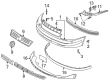 Diagram for Volkswagen License Plate - 3B0-807-287-B41