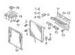 Diagram for Volkswagen Cooling Fan Bracket - 7P0-121-079-A