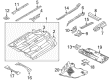 Diagram for Volkswagen Rabbit Floor Pan - 1K0-803-205