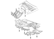 Diagram for 1998 Volkswagen Jetta Exhaust Heat Shield - 1H0-804-155-A
