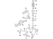 Diagram for Volkswagen Sway Bar Bracket - 7L0-411-063