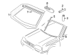 Diagram for Volkswagen Windshield - 1E0-845-011-C