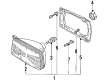 Diagram for 1986 Volkswagen Jetta Headlight Screws - 165-941-141-G