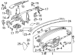 Diagram for Volkswagen Jetta Headlight Screws - N-100-091-10