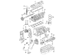 Diagram for Volkswagen Oil Pan Gasket - 074-103-609-F