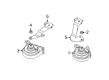 Diagram for Volkswagen Rabbit Horn - 5C0-951-223-C