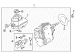 Diagram for Volkswagen Brake Master Cylinder Reservoir - 5QE-611-301