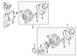 Diagram for Volkswagen Alternator Pulley - 06F-903-119-A