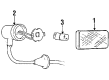 Diagram for Volkswagen Cabriolet Bulb Socket - 321-945-351