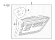Diagram for Volkswagen Back Up Light - 5NN-945-093