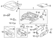 Diagram for Volkswagen Rabbit Seat Cushion Pad - 1K0-881-375-P