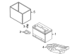 Diagram for Volkswagen Routan Battery Hold Downs - 7B0-915-333-A