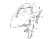 Diagram for Volkswagen Quantum Window Regulator - 323-839-461