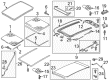Diagram for Volkswagen Touareg Weather Strip - 7P0-877-913