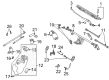 Diagram for Volkswagen Windshield Wiper Motors - 1HM-955-113-C