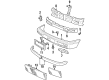 Diagram for Volkswagen Cabrio License Plate - 1EM-807-287-B41